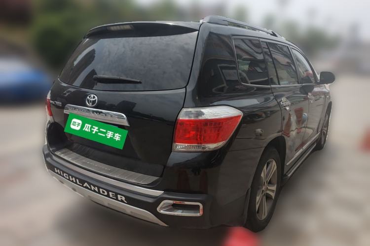 Used Toyota Highlander 2012 2.7L Two-Wheel Drive 7-Seater Luxury Edition Rear Right 45 Deg