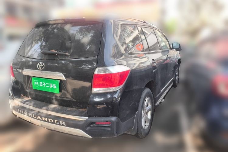 Used Toyota Highlander 2012 2.7L 2WD 5-Seater Elite Edition Rear Right 45 Deg