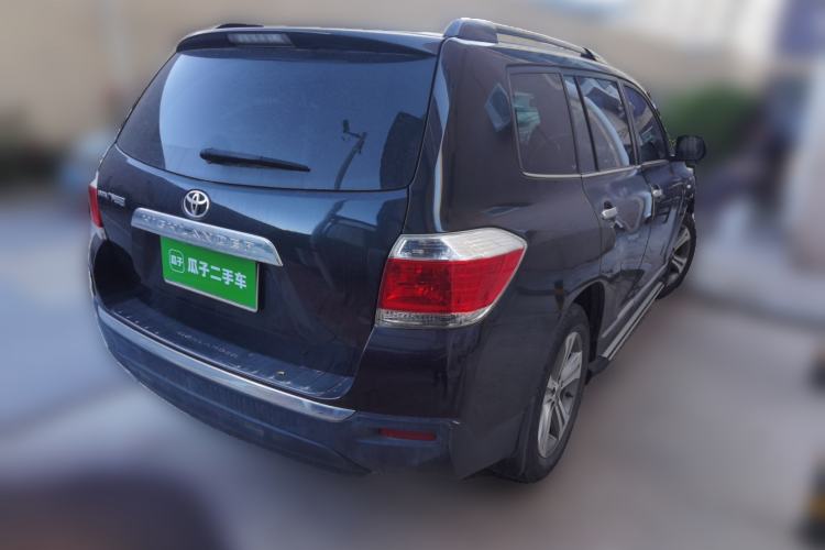 Used Toyota Highlander 2012 2.7L Two-Wheel Drive 7-Seater Luxury Edition Rear Right 45 Deg