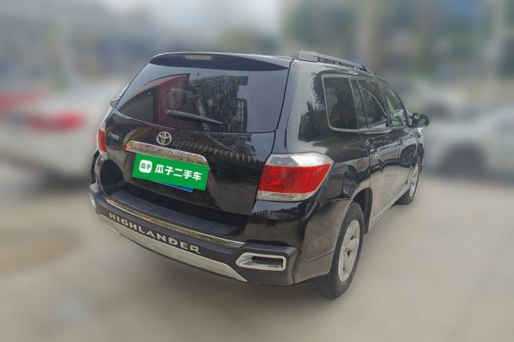 Used Toyota Highlander 2012 2.7L 2WD 5-Seater Elite Edition Rear Right 45 Deg