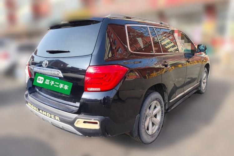 Used Toyota Highlander 2012 2.7L 2WD 5-Seater Elite Edition Rear Right 45 Deg