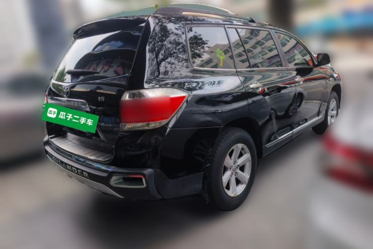 Used Toyota Highlander 2012 2.7L Two-Wheel Drive 7-Seater Elite Edition Rear Right 45 Deg
