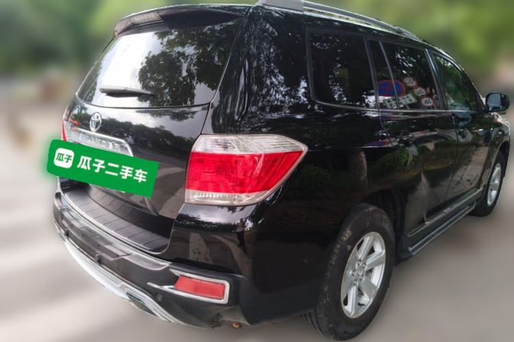 Used Toyota Highlander 2012 2.7L 2WD 5-Seater Elite Edition Rear Right 45 Deg