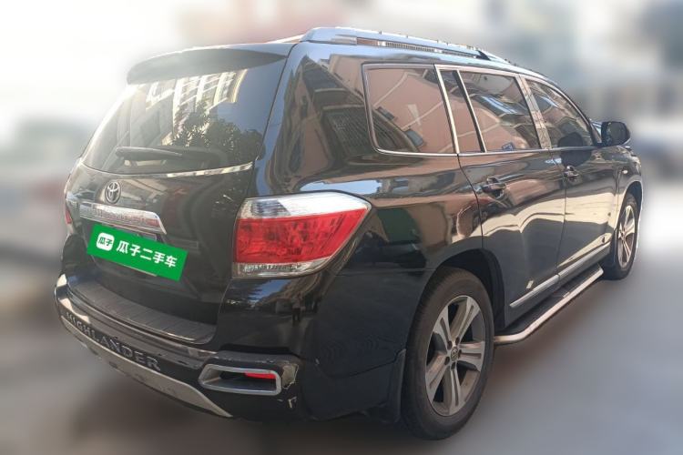 Used Toyota Highlander 2012 2.7L Two-Wheel Drive 7-Seater Luxury Edition Rear Right 45 Deg