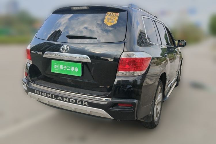 Used Toyota Highlander 2012 2.7L Two-Wheel Drive 7-Seater Luxury Edition Rear Right 45 Deg