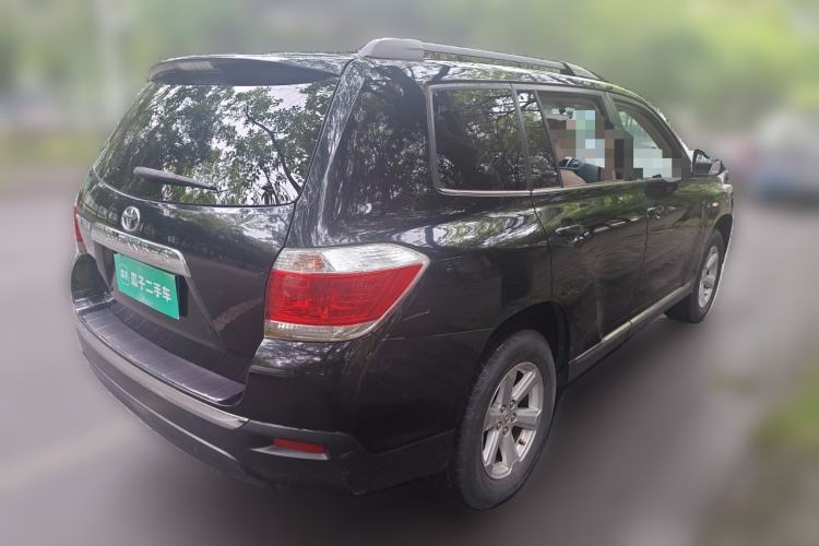 Used Toyota Highlander 2012 2.7L 2WD 5-Seater Elite Edition Rear Right 45 Deg