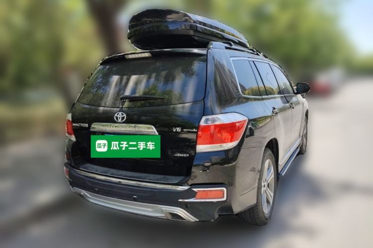 Used Toyota Highlander 2012 2.7L Two-Wheel Drive 7-Seater Luxury Edition Rear Right 45 Deg