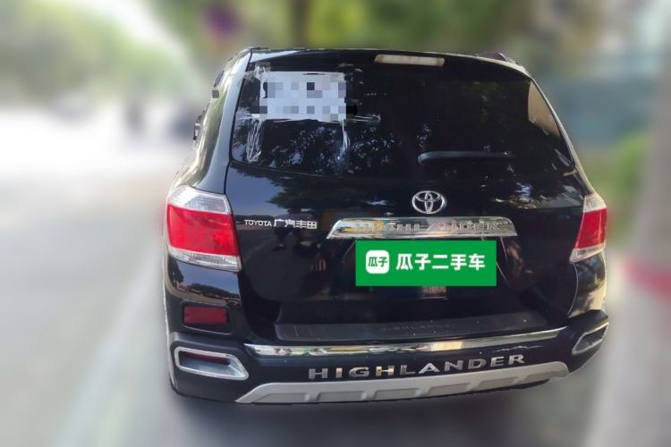 Used Toyota Highlander 2012 2.7L Two-Wheel Drive 5-Seater Sport Edition Rear