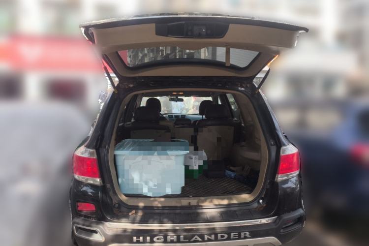 Used Toyota Highlander 2012 2.7L 2WD 5-Seater Elite Edition Trunk