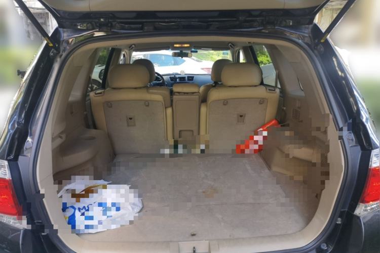 Used Toyota Highlander 2012 2.7L 2WD 5-Seater Elite Edition Trunk
