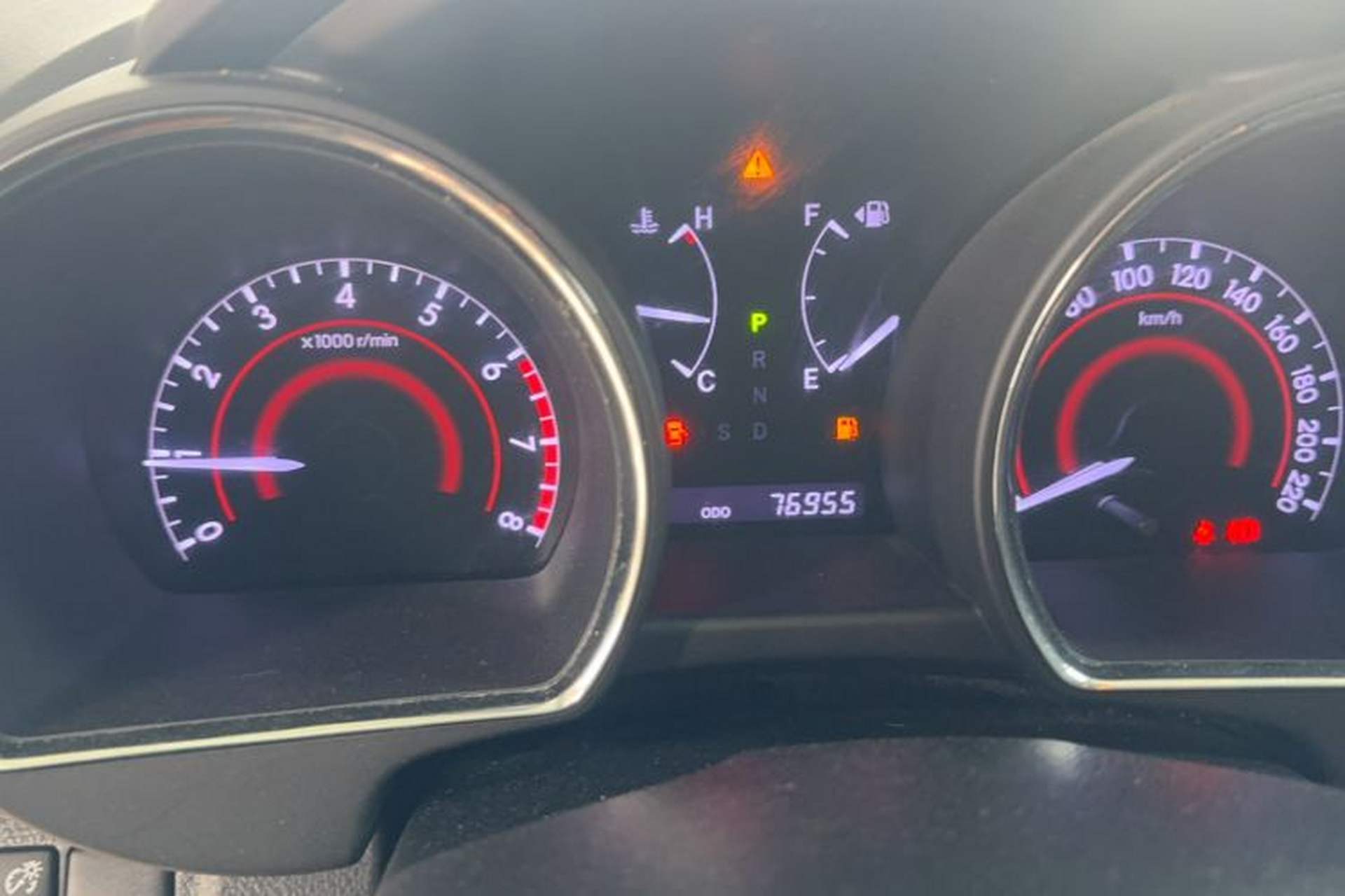 Used Toyota Highlander 2012 2.7L Two-Wheel Drive 7-Seater Luxury Edition Instrument Cluster
