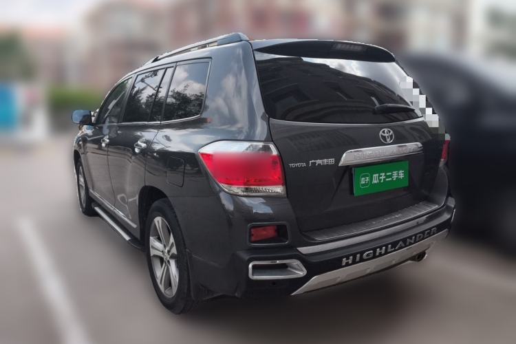 Used Toyota Highlander 2012 2.7L Two-Wheel Drive 7-Seater Luxury Edition Rear Left 45 Deg