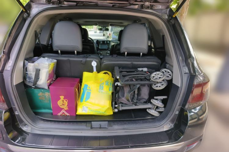 Used Toyota Highlander 2012 2.7L Two-Wheel Drive 7-Seater Luxury Edition Trunk
