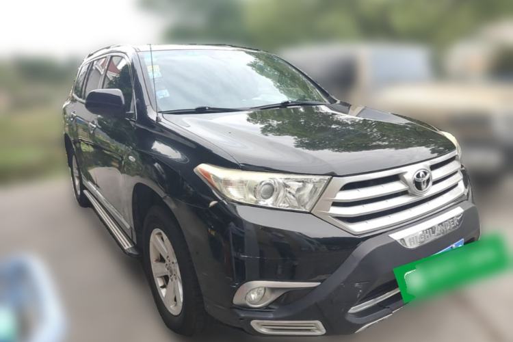 Used Toyota Highlander 2012 2.7L 2WD 5-Seater Elite Edition Front Right 45 Deg