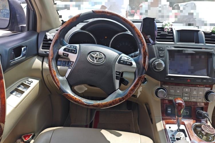 Used Toyota Highlander 2012 2.7L Two-Wheel Drive 7-Seater Ultimate Edition Steering Wheel