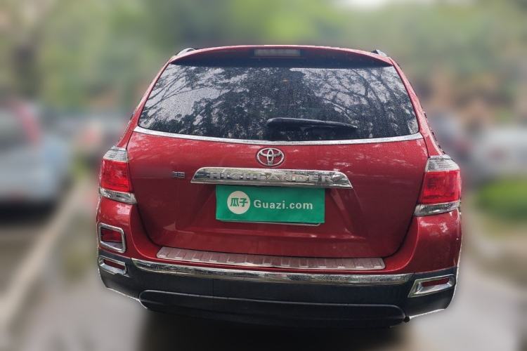 Used Toyota Highlander 2012 2.7L Two-Wheel Drive 7-Seater Luxury Edition Rear