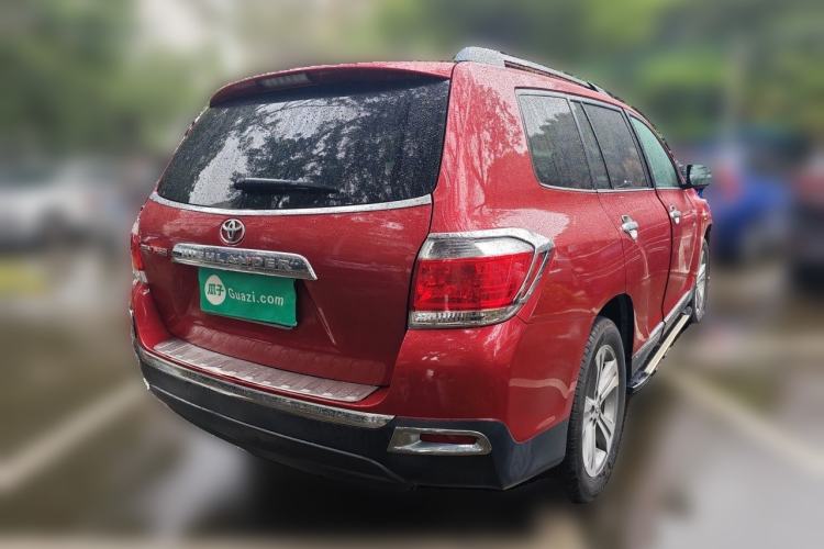 Used Toyota Highlander 2012 2.7L Two-Wheel Drive 7-Seater Luxury Edition Rear Right 45 Deg