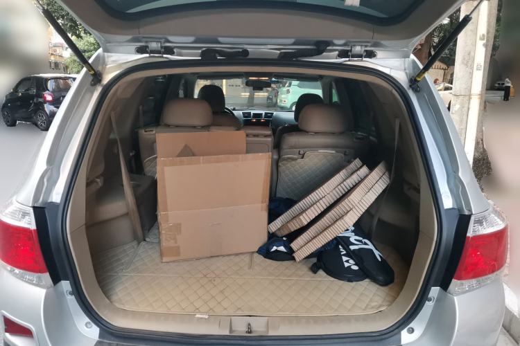 Used Toyota Highlander 2012 2.7L Two-Wheel Drive 7-Seater Luxury Edition Trunk
