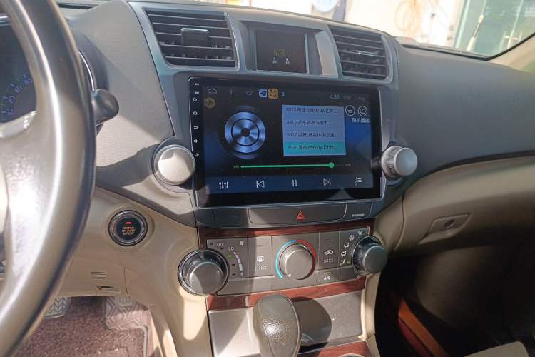 Used Toyota Highlander 2012 2.7L 2WD 5-Seater Elite Edition Audio And AC Panel