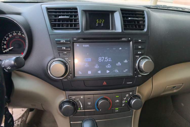 Used Toyota Highlander 2012 2.7L 2WD 5-Seater Elite Edition Audio And AC Panel