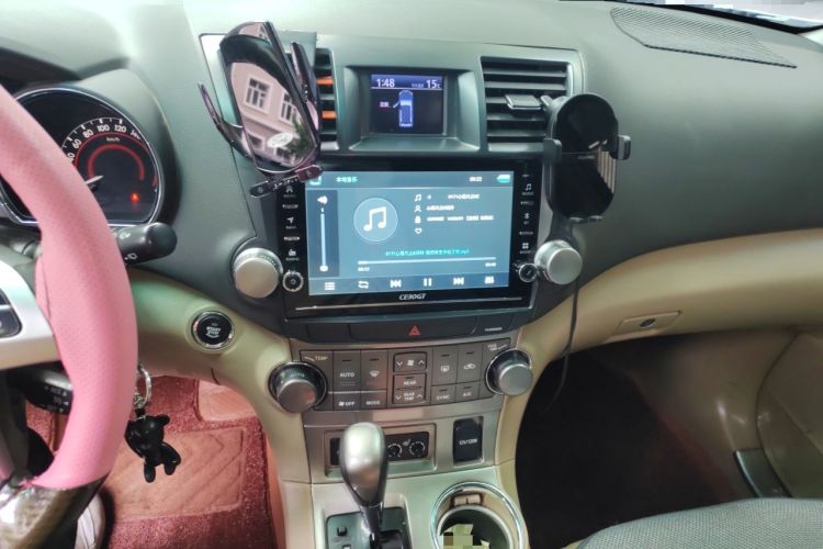 Used Toyota Highlander 2012 2.7L Two-Wheel Drive 7-Seater Luxury Edition Audio And AC Panel