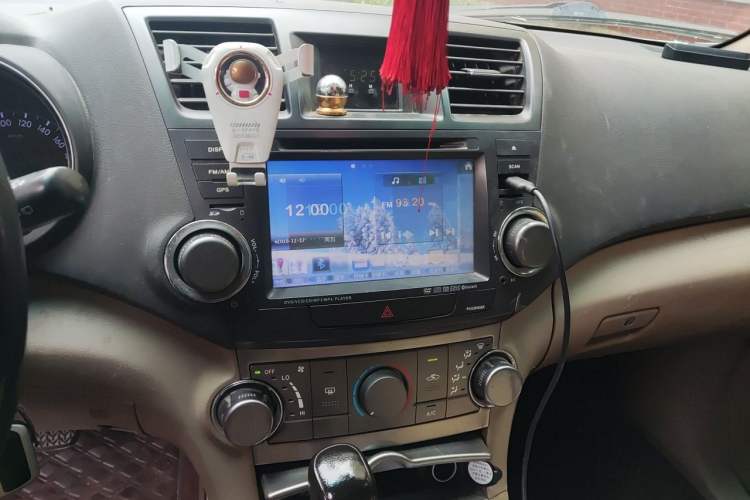 Used Toyota Highlander 2012 2.7L 2WD 5-Seater Elite Edition Audio And AC Panel