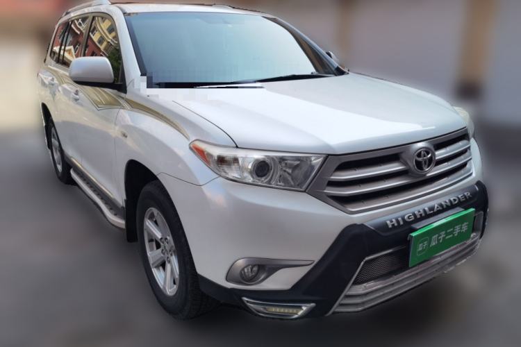 Used Toyota Highlander 2012 2.7L 2WD 5-Seater Elite Edition Front Right 45 Deg