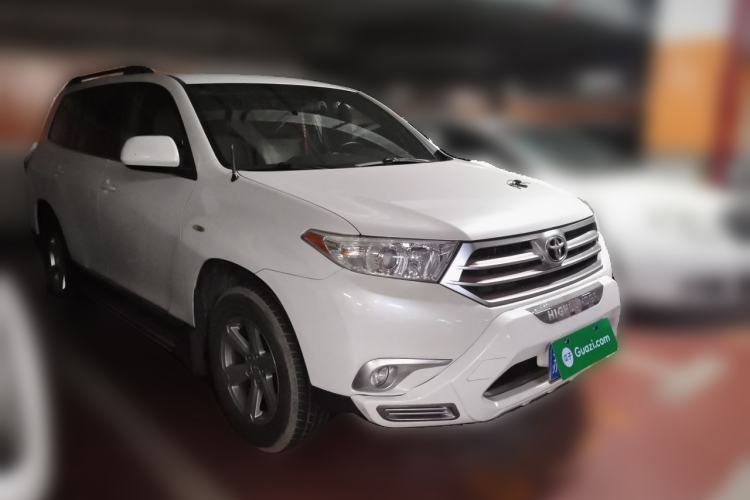 Used Toyota Highlander 2012 2.7L 2WD 5-Seater Elite Edition Front Right 45 Deg