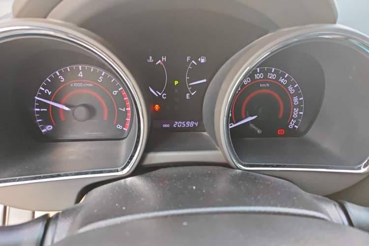 Used Toyota Highlander 2012 2.7L 2WD 5-Seater Elite Edition Odometer Close Up