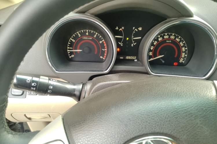 Used Toyota Highlander 2012 2.7L 2WD 5-Seater Elite Edition Odometer Close Up