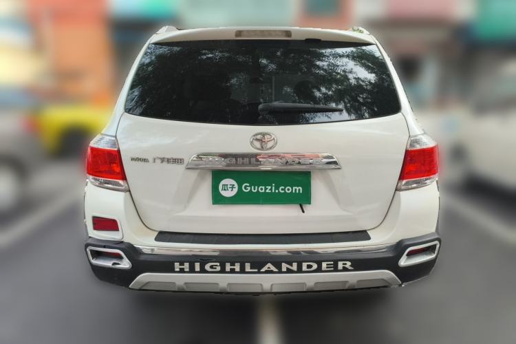 Used Toyota Highlander 2012 2.7L 2WD 5-Seater Elite Edition Rear