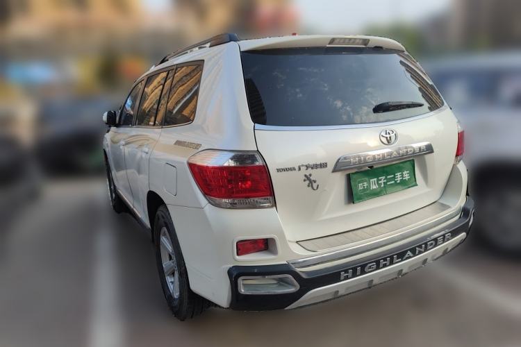 Used Toyota Highlander 2012 2.7L 2WD 5-Seater Elite Edition Rear Left 45 Deg
