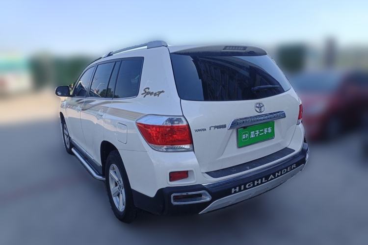 Used Toyota Highlander 2012 2.7L 2WD 5-Seater Elite Edition Rear Left 45 Deg