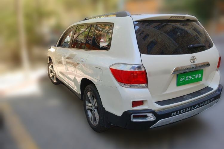 Used Toyota Highlander 2012 2.7L 2WD 5-Seater Elite Edition Rear Left 45 Deg