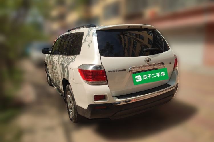 Used Toyota Highlander 2012 2.7L 2WD 5-Seater Elite Edition Rear Left 45 Deg