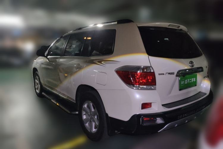 Used Toyota Highlander 2012 2.7L 2WD 5-Seater Elite Edition Rear Left 45 Deg
