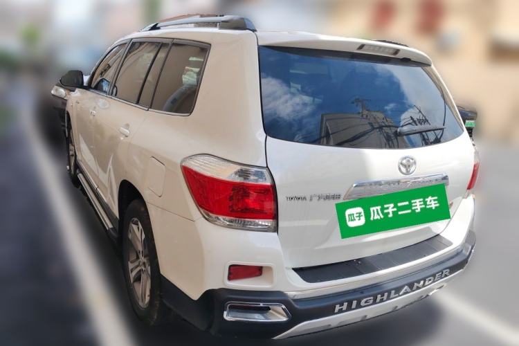 Used Toyota Highlander 2012 2.7L Two-Wheel Drive 7-Seater Luxury Edition Rear Left 45 Deg