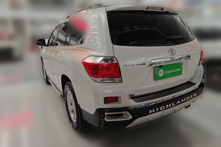 Used Toyota Highlander 2012 2.7L 2WD 5-Seater Elite Edition Rear Left 45 Deg