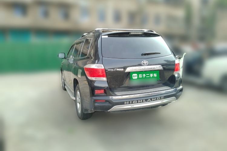 Used Toyota Highlander 2012 2.7L 2WD 5-Seater Elite Edition Rear Left 45 Deg