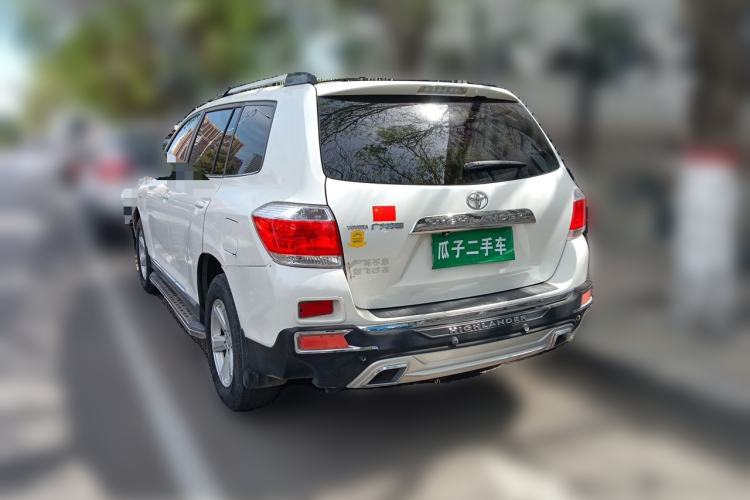 Used Toyota Highlander 2012 2.7L 2WD 5-Seater Elite Edition Rear Left 45 Deg