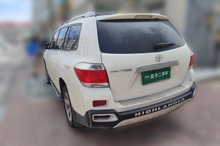 Used Toyota Highlander 2012 2.7L 2WD 5-Seater Elite Edition Rear Left 45 Deg