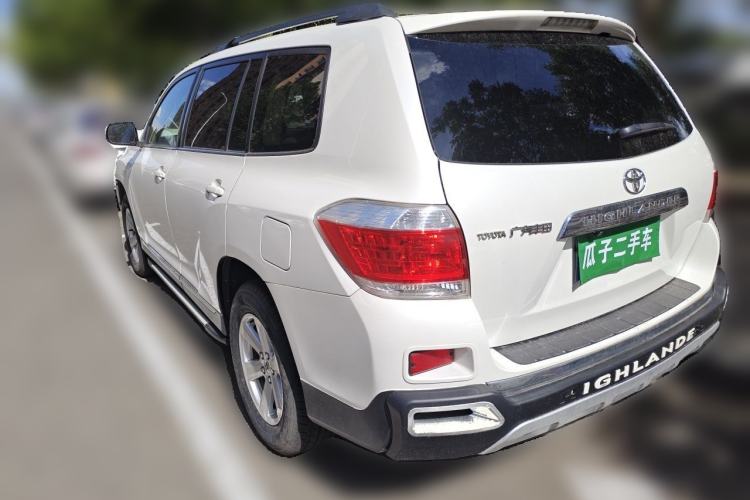 Used Toyota Highlander 2012 2.7L 2WD 5-Seater Elite Edition Rear Left 45 Deg