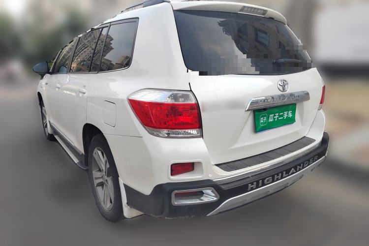 Used Toyota Highlander 2012 2.7L Two-Wheel Drive 7-Seater Luxury Edition Rear Left 45 Deg