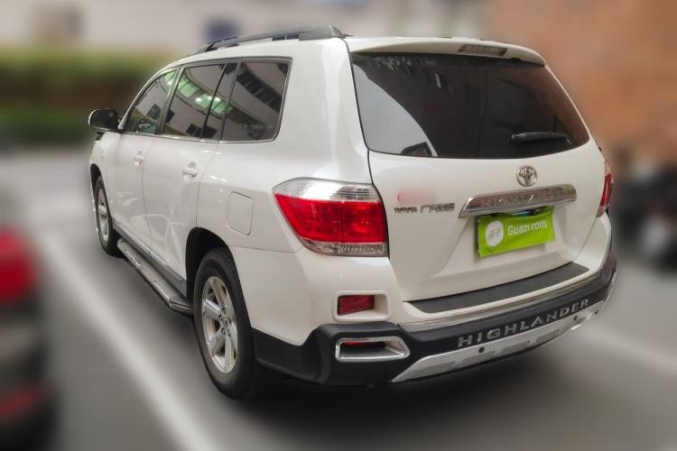 Used Toyota Highlander 2012 2.7L 2WD 5-Seater Elite Edition Rear Left 45 Deg