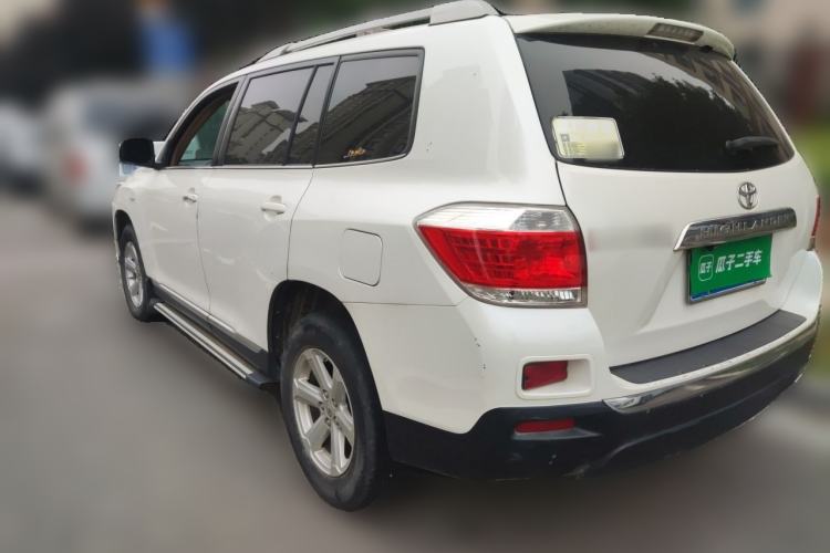 Used Toyota Highlander 2012 2.7L 2WD 5-Seater Elite Edition Rear Left 45 Deg