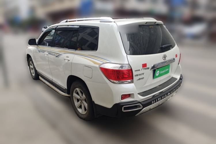 Used Toyota Highlander 2012 2.7L Two-Wheel Drive 7-Seater Elite Edition Rear Left 45 Deg