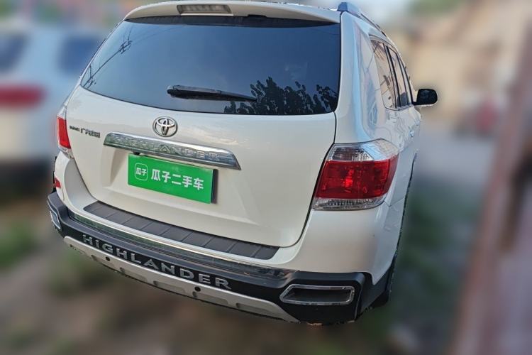 Used Toyota Highlander 2012 2.7L 2WD 5-Seater Elite Edition Rear Right 45 Deg