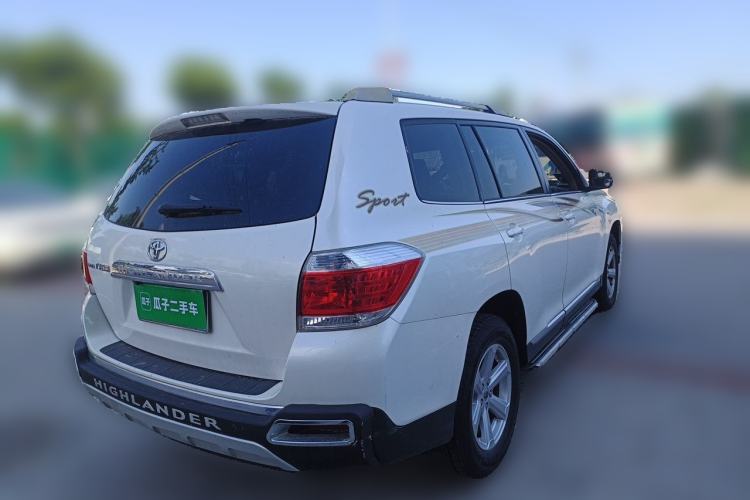 Used Toyota Highlander 2012 2.7L 2WD 5-Seater Elite Edition Rear Right 45 Deg