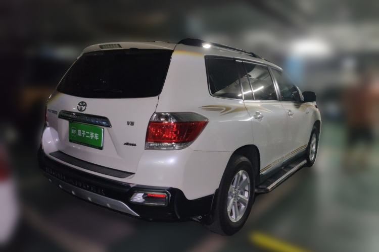 Used Toyota Highlander 2012 2.7L 2WD 5-Seater Elite Edition Rear Right 45 Deg