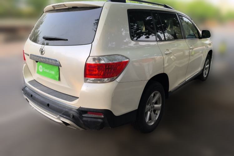 Used Toyota Highlander 2012 2.7L 2WD 5-Seater Elite Edition Rear Right 45 Deg